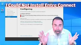 I Could Not Install Entra Connect on Server 2022