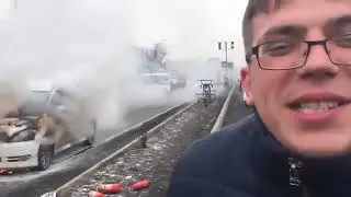 Укуреный водила после ДТП дал интервью
