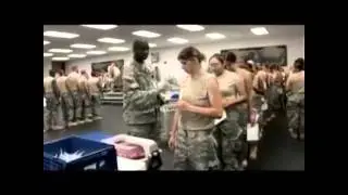 !!RAW FOOTAGE!! Army Reception Station !!WOW!!  HD