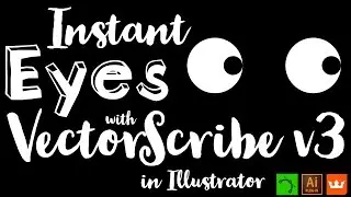 Draw Eyes in Illustrator [instant + dynamic] | VECTORSCRIBE v3