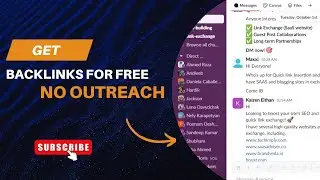 How to Create Quality Backlinks with Slack SEO Communities | Link Building Made Easy in 2026!