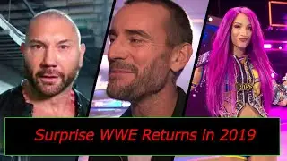 4 Surprise WWE returns happened  in 2019 | WWE Superstar returns in 2019