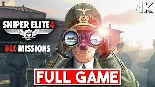SNIPER ELITE 4 ALL DLC MISSIONS Gameplay Walkthrough FULL GAME (4K 60FPS) - No Commentary