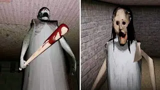 Slendrina The Cellar In Granny Atmosphere Vs Granny 1.8 In Slendrina The Cellar Atmosphere