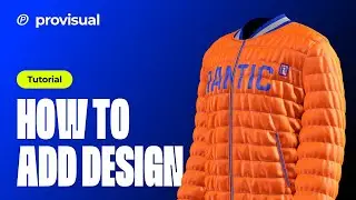 Bomber Jacket 3D Mockup | Provisual.app Tutorial