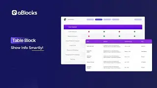 How to Create Any Type of Table in WordPress with aBlocks (Step-by-Step Guidelines)