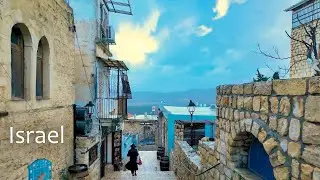 Mystical Israel - Safed 2026 | From Twilight to Night – Enchanting Streets & City Lights.