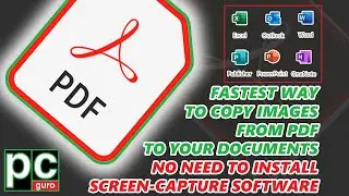 Fastest Way To Copy Any Image From Any PDF File (NO NEED TO INSTALL SCREEN-CAPTURE SOFTWARE)