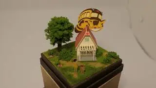 Sankei Ghibli Papercraft #02, Kusakabe House and Cat Bus