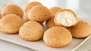 Delicious Сhoux custard cakes! Delicious cream with butter! Everyone can do it!