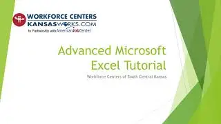 Advanced Excel Tutorial - Formatting Charts and Pivot Tables