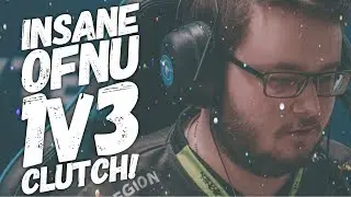 Tainted Minds CSGO HIGHLIGHT: Insane 'Ofnu' 1v3 clutch vs Chiefs CSGO.