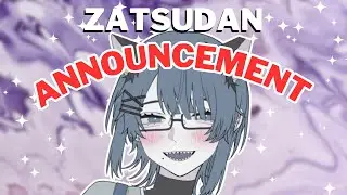 a ZATSU & ANNOUNCEMENT in one STREAM?! [Vertical] #shorts