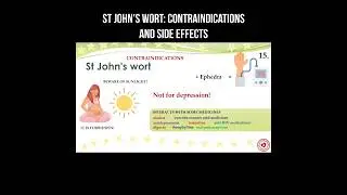 St. John's wort: contraindications and side effects #stjohnswort #herbs #medicinalplants #health