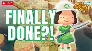 🔴 LIVE | FINISHING TERRAFORMING & WATERSCAPING?! | ANIMAL CROSSING NEW HORIZONS