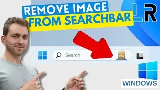 Windows 10/11: Remove image from search bar ✅ 30 SECONDS