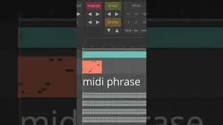 ReaComposer - midi phrase (REAPER) chordtrack
