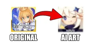 FGO but it's AI art 🤖