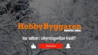 Har vattnet frusit i uthyrningsvillan?
