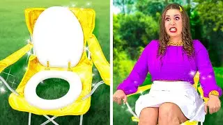 ЛАЙФХАКИ ДЛЯ КЕМПИНГА | Приключения девочек в лагере от La La Life
