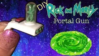 DIY Rick and Morty portal gun with polymer clay - Tutorial