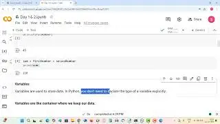 Python Day 1 - Variables, Data Types, Keywords #pythonforbeginners #pythonforkidsI #aiforkids