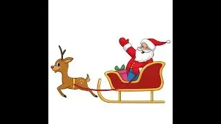 Christmas and New Year Santa Claus/ Как рисовать, новогодние рисунки Дед Мороз.