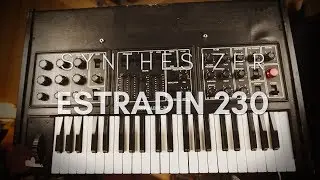 Estradin 230 Rare 3-OSC VCO Analog Synthesizer USSR "Minimoog"