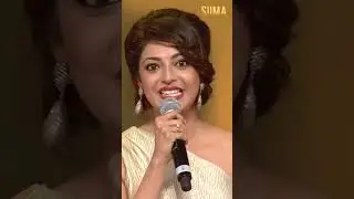 Kajal Aggarwal's humble message at the SIIMA Awards | #HBDKajalAggarwal #ytshorts