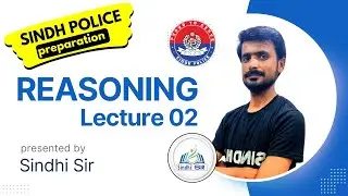 Reasoning Skills for Sindh Police MCQs | Lecture 02 | Sindh Police Preparation