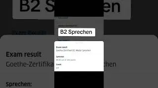 Sprechen - B2 Sprechen Goethe Zertifikat