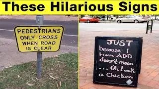 Crazy Signs That Make No Sense but Are Too Funny! || Happy Panda