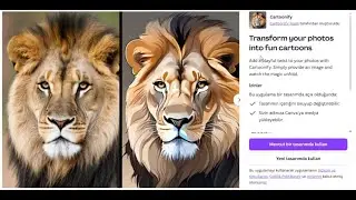 Canva İle Resmi Karikatüre Çevirme(Cartoonify)
