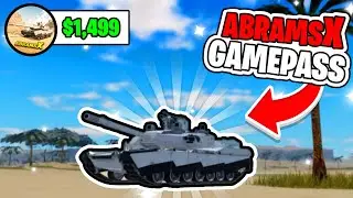 Roblox War Tycoon AbramsX Tank Gamepass Update