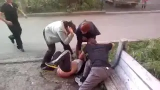 ржака  махач пьяная туса