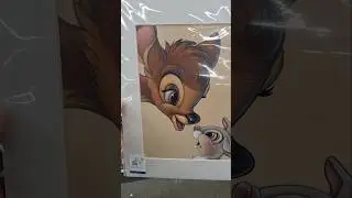 Walt Disney Bambi & Thumper Best of Friends Lithograph Print by Bruce McGraw #goldhunter137