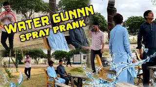 Water Gun Spray Prank😂😂|@TOPHOLDERS