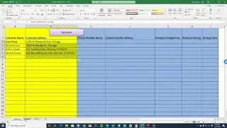 Find the Closest Installer Dispatch Tool in Excel