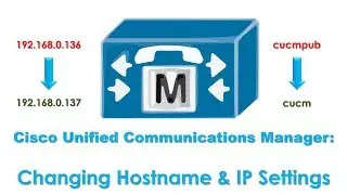 Cisco Unified Communicatıons Manager (CUCM): Changing Hostname & IP Settings