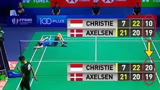 Jonatan Christie's INSANE COMEBACK against Viktor Axelsen