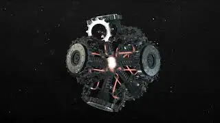 Abstract 3D Gears Render