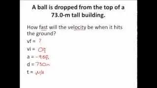 1D KINEMATIC MOTION PRACTICE PROBLEM- Example 1 (Classical Mechanics)