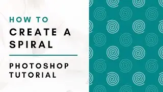 How to Create a Spiral in photoshop - Repeat Pattern tutorial