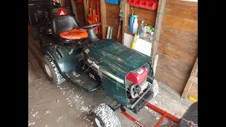 How to replace the wheel bushings and spindle/steering knuckle on a Craftsman lawn tractor