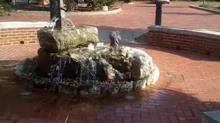 Out & About: The Library Fountain