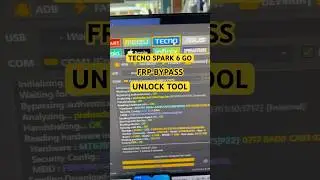 Tecno Spark 6Go ( KE5 )Frp Bypass Remove Unlock Tool 100% Done 