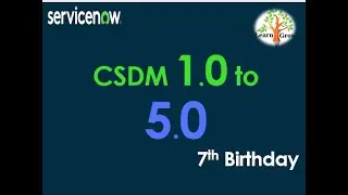 CSDM 1.0 to 5.0.. .. Happy 7th birthday Mr. CSDM