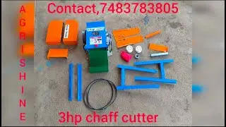 3hp chaff cutter Mini chaff cutter fitting Agrishine free delivery all over India  9902875485