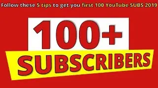 How to Get Your FIRST 100 SUBSCRIBERS on YouTube