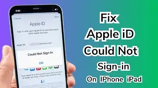 Apple iD Could Not Sign-in On iPhone Or iPad [ How To Fix iCloud Signing In Problem On iPhone/iPad